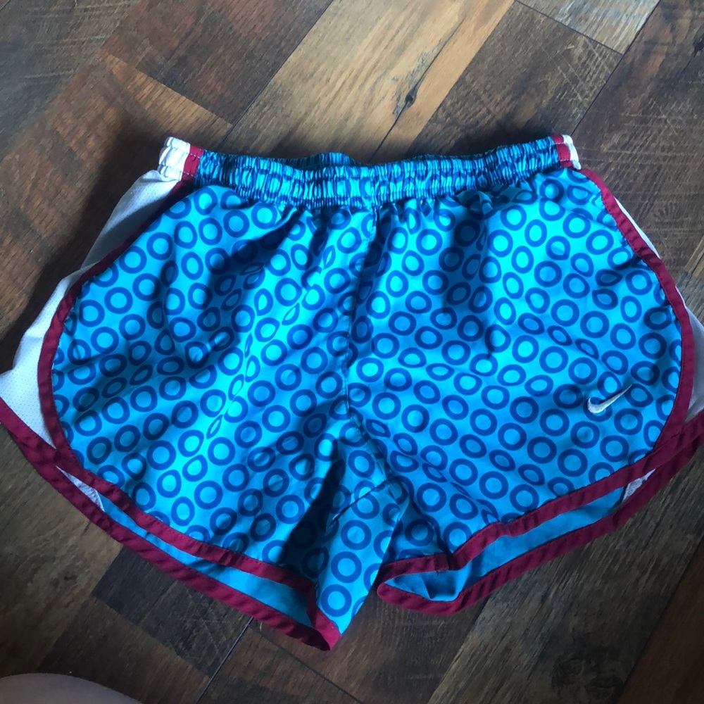 blue nike shorts